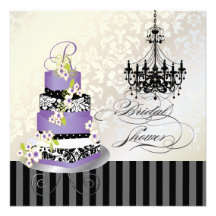 Monogramme de PixDezines nuptiale, gâteau de lavan Invitation Personnalisable