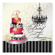 Monogramme de PixDezines nuptiale, gâteau rouge de Faire-parts
