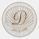 Monogramme de Shell B Autocollant