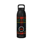 Monogramme de Tartan de Macbeth Bouteille