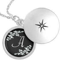 Monogramme Deco floral Médaillons