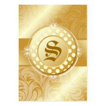 monogramme d'or du sucre 311-Superfine Modèle De Carte De Visite