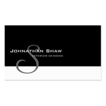 Monogramme fait sur commande 5 carte de visite