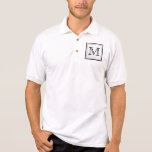 Monogramme fait sur commande imprimé. Gris noir et T-shirt