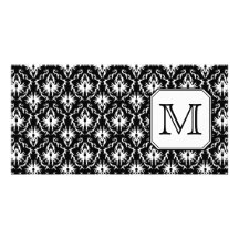 Monogramme fait sur commande. Modèle noir et blanc Photocartes