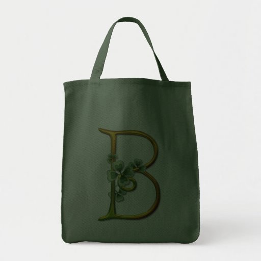 Monogramme irlandais B d'or Sac