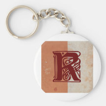 monogramme porte-clé