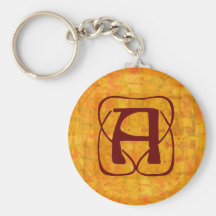 monogramme porte-clé
