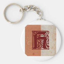 monogramme porte-clé