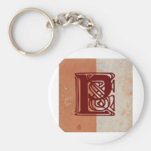monogramme porte-clefs