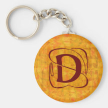 monogramme porte-clefs