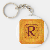 monogramme porte-clés
