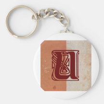 monogramme porte-clés