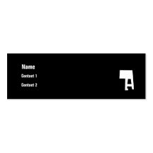 Monogramme simple cartes de visite professionnelles