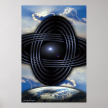 Monolithe de la terre par Gregory Gallo Posters