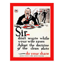 Monsieur, font pas Première Guerre Mondiale de cru Carte Postale