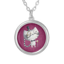 Monsieur Kitty Cat avec des moustaches Bijouterie Fantaisie
