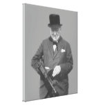 Monsieur Winston Churchill Impressions Sur Toile
