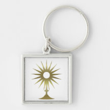 Monstrance eucharistique porte-clés