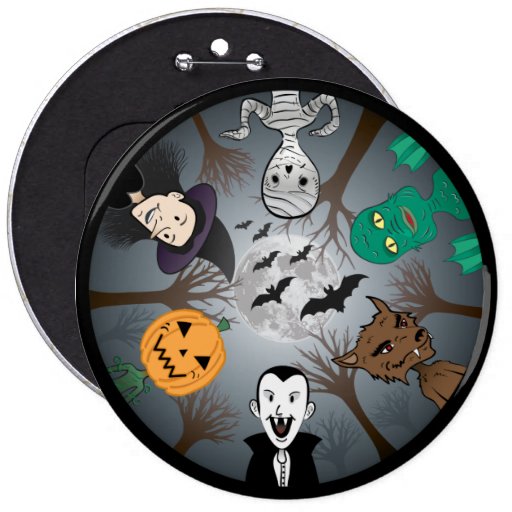 Monstre de Halloween Badge