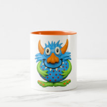 Monstre repéré par bonbon mug à café