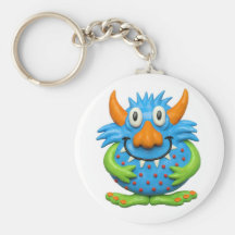 Monstre repéré par bonbon porte-clé