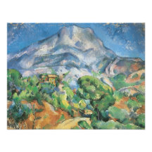 Mont Sainte Victoire au-dessus du Tholonet par Cez Cartons D'invitation