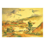 Mont Sainte Victoire par Cezanne, beaux-arts vinta Invitations Personnalisées