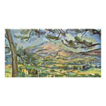 Mont Sainte-Victoire par Paul Cézanne (la meilleur Cartes Avec Photo