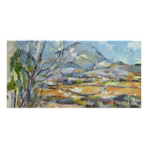 Mont Sainte-Victoire par Paul Cézanne (la meilleur Photocartes Personnalisées