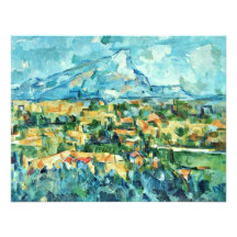 Mont Sainte-Victoire par Paul Cézanne (la meilleur Faire-part