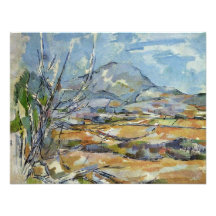 Mont Sainte-Victoire par Paul Cézanne (la meilleur Faire-part