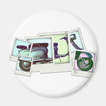 montage de photo de lambretta magnets pour réfrigérateur