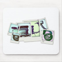 montage de photo de lambretta tapis de souris