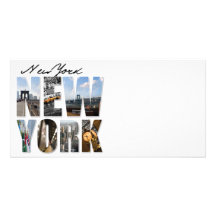 Montage graphique de tourisme de New York City Photocartes
