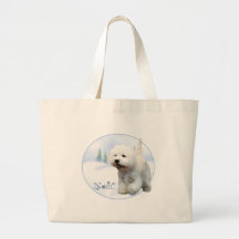 Montagne Terrier blanc occidentale Noel Sac En Toile