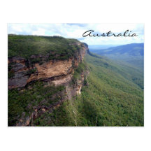 montagnes bleues australie cartes postales