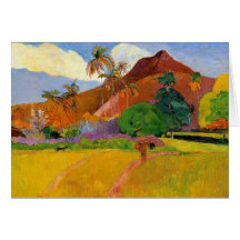 "Montagnes dans la carte du Tahiti" - Paul Gauguin