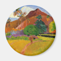 "Montagnes dans l'aimant du Tahiti" - Paul Gauguin