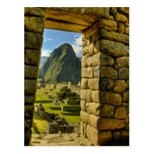 Montagnes du Pérou, les Andes, les Andes, Machu Pi Carte Postale
