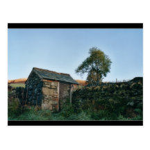 Montagnes écossaises Shack Carte Postale