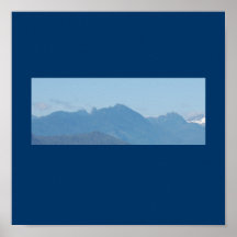 Montagnes majestueuses affiches