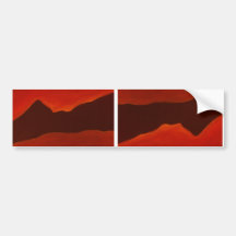 Montagnes noires adhésifs pour voiture