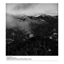 Montagnes nuageuses par Ansel Adams posters