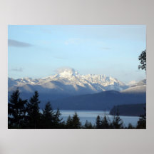 Montagnes olympiques poster