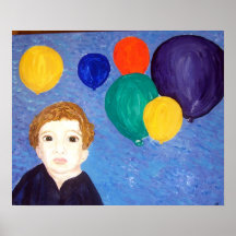 "Monte en ballon " Posters