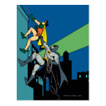 Montée de Robin et de Batman Cartes Postales