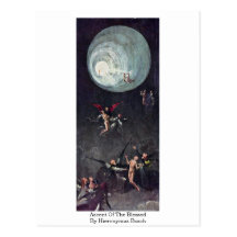 Montée du béni. Par Hieronymus Bosch Cartes Postales