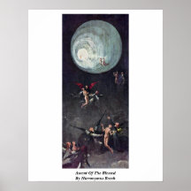 Montée du béni. Par Hieronymus Bosch Posters