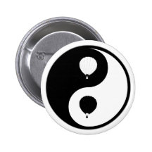 Monter en ballon de Yin Yang Badge Avec Épingle